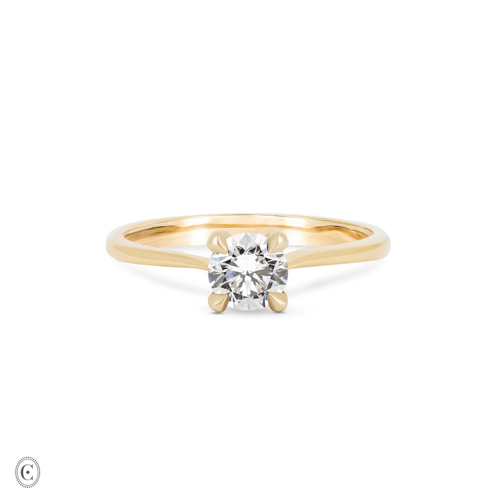 Darling - Solitaire Diamond Engagement Ring 14k Gold