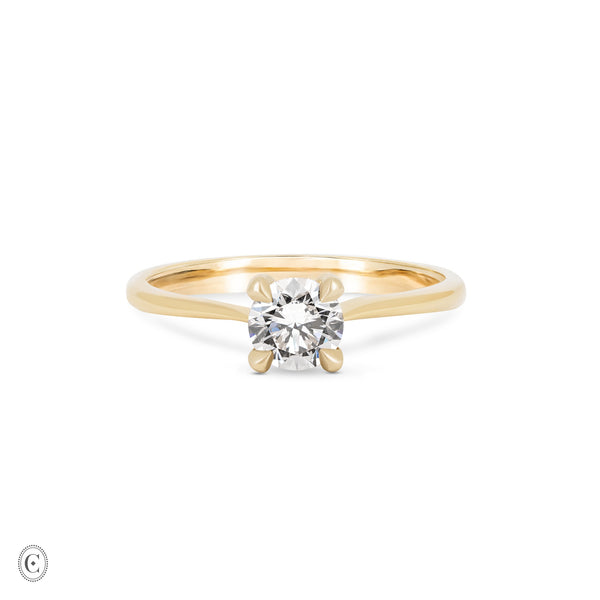 Darling - Solitaire Diamond Engagement Ring 14k Gold