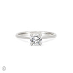 Darling - Solitaire Diamond Engagement Ring 14k White Gold
