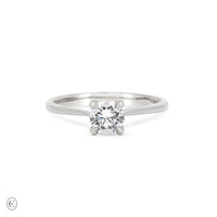 Darling - Solitaire Diamond Engagement Ring 14k White Gold