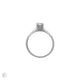 Darling - Solitaire Diamond Engagement Ring 14k White Gold