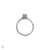 Darling - Solitaire Diamond Engagement Ring 14k White Gold