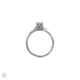Darling - Solitaire Diamond Engagement Ring 14k White Gold