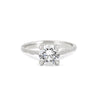 Thumbnail of Front view of the Darling Solitaire Diamond Engagement Ring in 14k white gold, featuring a 1.5ct solitaire diamond and twig band.