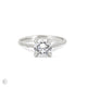 Darling - Solitaire Diamond Engagement Ring 14k White Gold