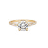 Thumbnail of Front view of the 1.5ct Darling Eternity Solitaire Diamond Engagement Ring in 14k solid gold, featuring a solitaire diamond and an eternity-set band.