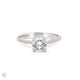 Darling - Solitaire Diamond Engagement Ring 14k White Gold