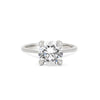 Thumbnail of Front view of the Darling Solitaire Diamond Engagement Ring in 14k white gold, featuring a 2ct solitaire diamond and polished band.