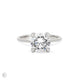 Darling - Solitaire Diamond Engagement Ring 14k White Gold