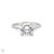 Darling - Solitaire Diamond Engagement Ring 14k White Gold