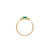 Daydreamer Ring Marquise Emerald & Diamond Ring - 14k Polished Gold