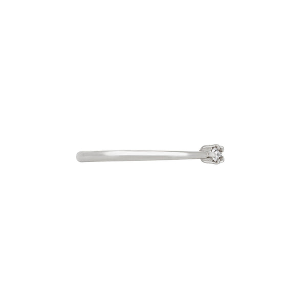 Alternative view of Daydreamer Ring Marquise Lab Grown Diamond Ring - 14k Polished White Gold