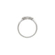 Top-down view of the Daydreamer Marquise Lab Grown Diamond Ring in 14k polished white gold.