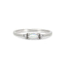 Thumbnail of Daydreamer Ring Marquise Opal & Diamond Ring - 14k Polished White Gold