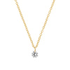 Thumbnail of Dewdrop 0.5ct Solitaire Diamond Necklace - 14k Gold