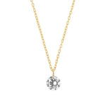 Thumbnail of Dewdrop 0.5ct Drilled Solitaire Diamond Necklace - 14k Gold