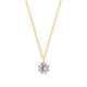 Thumbnail of Dewdrop 0.5ct Drilled Solitaire Diamond Necklace - 14k Gold