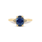 Dewlight - Blue Sapphire Engagement Ring 14k Gold