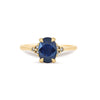 Thumbnail of Dewlight - Blue Sapphire Engagement Ring 14k Gold