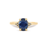 Dewlight - Blue Sapphire Engagement Ring 14k Gold