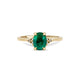 Thumbnail of Dewlight - Emerald Ring 14k Gold