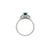 Dewlight - Emerald Engagement Ring 14k White Gold