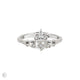 Thumbnail of Diamond Crown Claddagh North Star Gold Ring - 14k White Gold