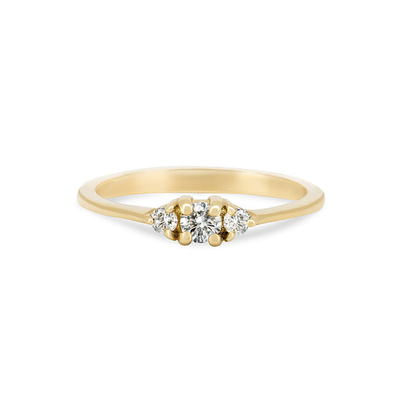 Promise me Tomorrow Diamond Ring - 14k Polished Gold