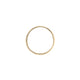 Top-down view of the Driftwood 4mm Wedding Band in 14k gold, highlighting the continuous texture.