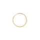 Top-down view of the Driftwood 14k Gold Slim Wedding Band, highlighting the continuous texture.