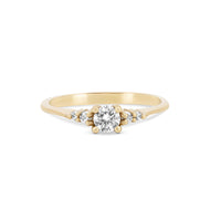 Evermore 0.25ct Diamond Engagement Ring - 14k Gold Polished Band