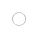 Top-down view of the Follow Your Heart Diamond Wedding Ring in 14k white gold
