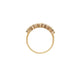 Top-down view of the Follow Your Path Diamond Eternity Ring in 14k solid gold.