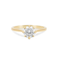 Forever 1ct Lab-Grown Diamond Engagement Ring - 14k Gold Polished Band