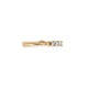 Side profile of the Forever Diamond Eternity Ring in 14k solid gold, showcasing the intricate twig band and half eternity setting.