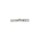 Side profile of the Forever Diamond Eternity Ring in 14k white gold, showcasing the intricate twig band and half eternity setting.