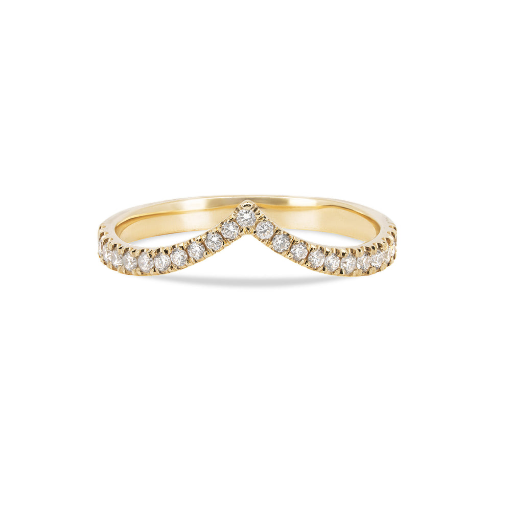 Future Awaits Arrow Diamond Eternity Ring - 14k Gold