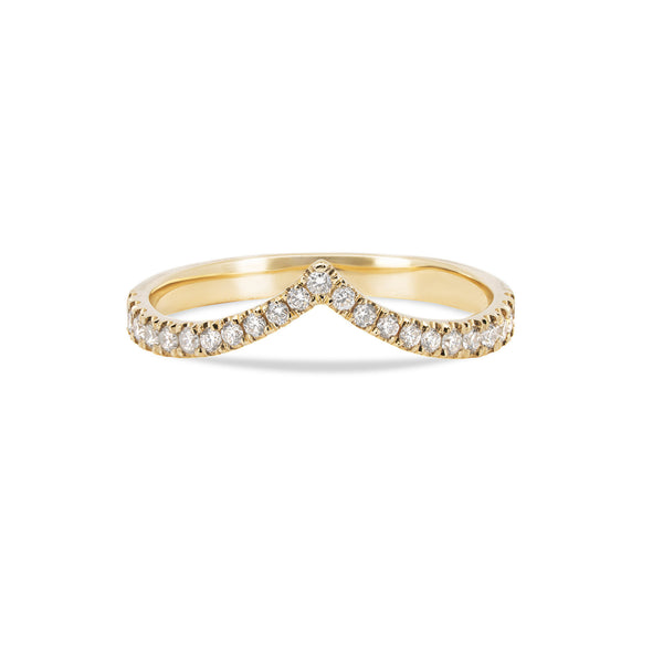 Future Awaits Arrow - Diamond Eternity Ring 14k Gold