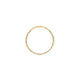 Top-down view of the Future Awaits Arrow Diamond Eternity Ring in 14k solid gold.