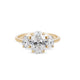 Guiding Light Trilogy - Oval Diamond Engagement Ring 14k Gold