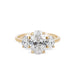 Guiding Light Trilogy - Oval Diamond Engagement Ring 14k Gold