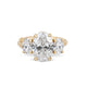Guiding Light Trilogy - Oval Diamond Engagement Ring 14k Gold