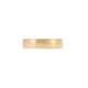 Side profile of the Hawthorn Bark Wide Wedding Band in 14k polished gold, showcasing the natural bark texture.