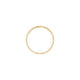 Top-down view of the Hawthorn Bark Wide Wedding Band in 14k polished gold, highlighting the continuous bark texture.