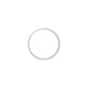 Top-down view of the Hawthorn Bark 4mm Men's Wedding Band in 14k polished white gold, highlighting the continuous bark texture.
