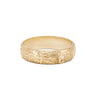 Thumbnail of Hawthorn Bark Men's Wedding Ring - 14k Gold (Wide Band)