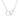 Hawthorn Twig Necklace - 14k White Gold