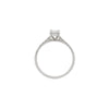 Thumbnail of Heritage - Eternity Emerald Cut Diamond Engagement Ring with Eternity Set Band 14k White Gold