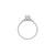 Heritage - Eternity Emerald Cut Diamond Engagement Ring with Eternity Set Band 14k White Gold