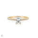 Thumbnail of Heritage - Radiant Cut Diamond Engagement Ring with Eternity Set Band 14k Gold